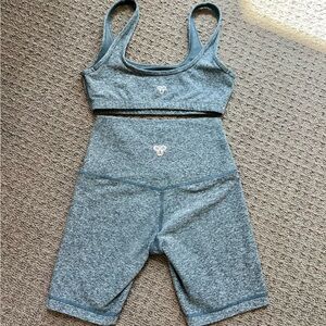 TnAction Sports Bra and Biker Shorts. Originally purchased at Aritzia. Both XS.